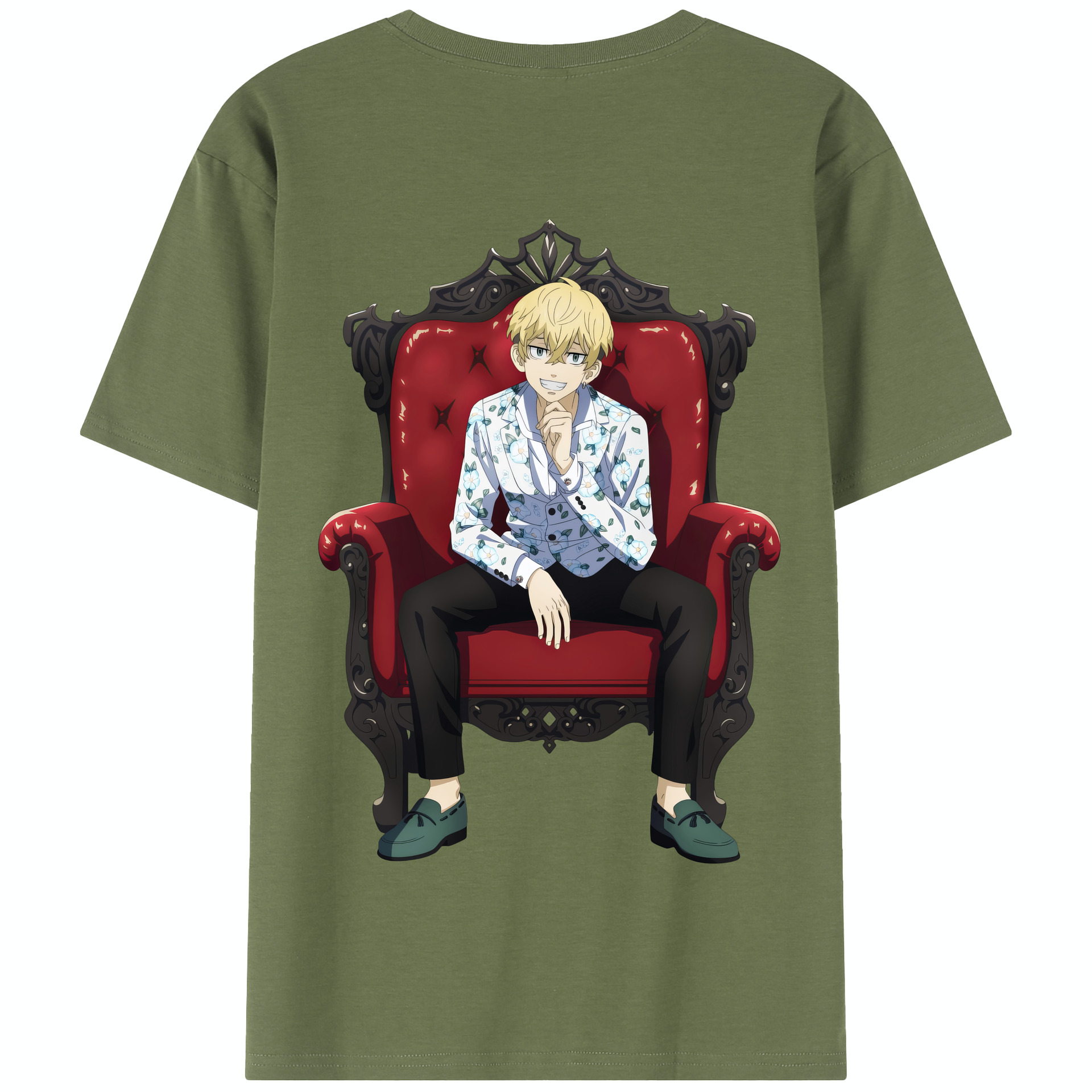 （画像用） 東京リベンジャーズ Tokyo Revengers 綿100％半袖Tシャツ（背面プリント）